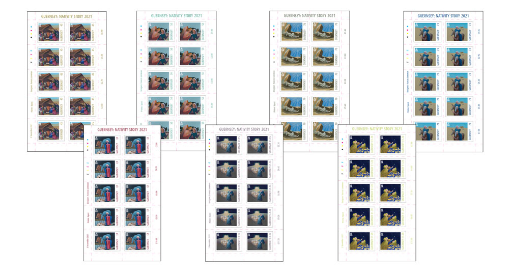 Sheets of 10